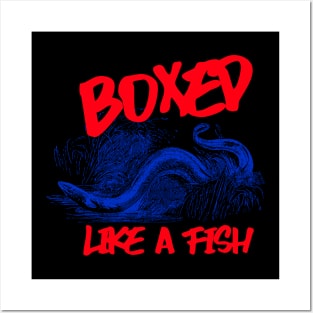 boxed like a fish Posters and Art